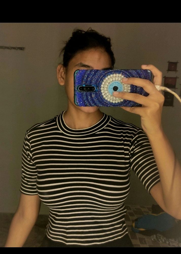 Black White Striped Top🖤🤍😀