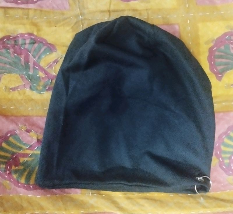 New Unused Black Wollen cap