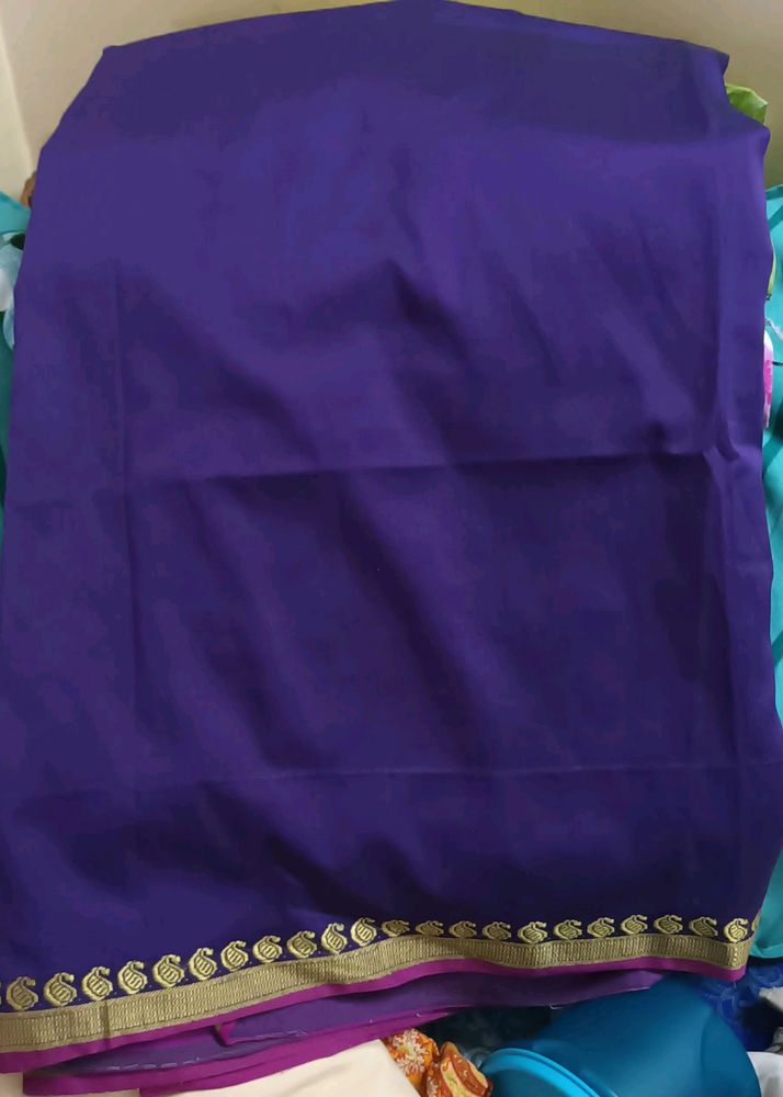 Purple Colour Saree