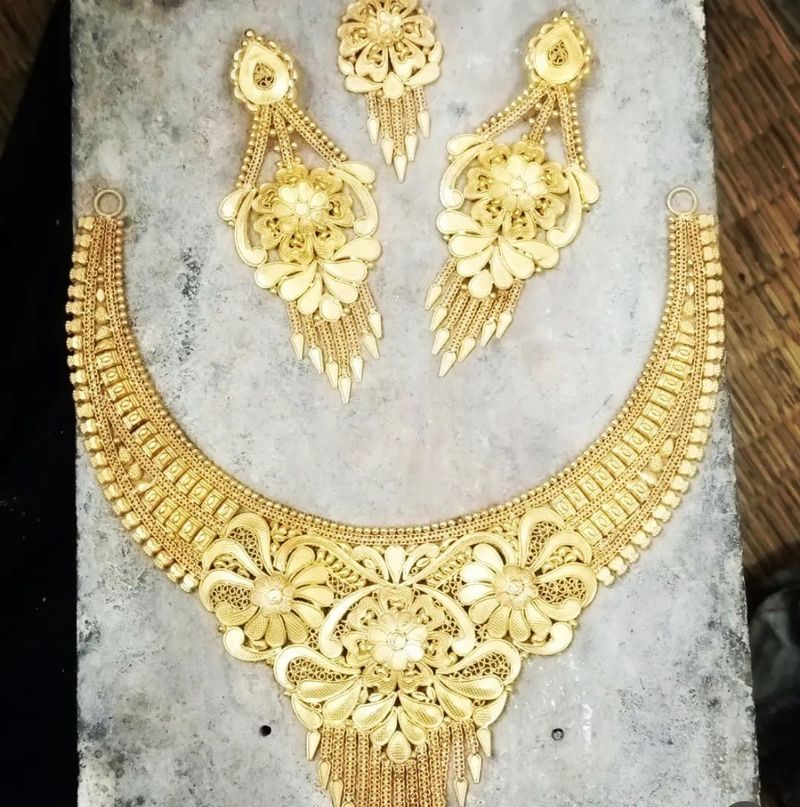 Gold Plated Jewellery Set