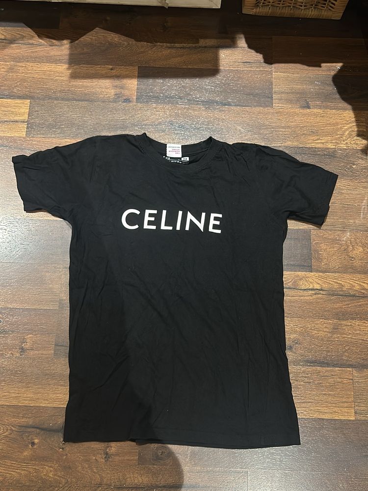 celine black t-shirt bts taehyung