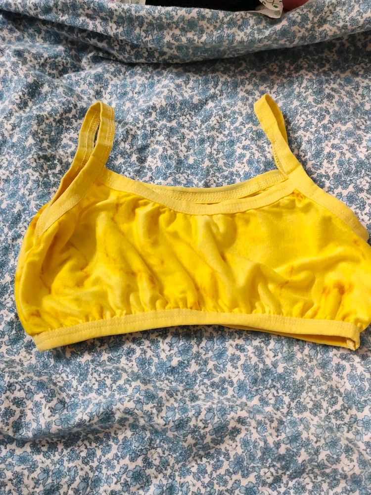 Lemon Yellow Bra