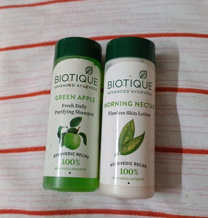 BIOTIQUE 🍃 Lotion And Shampoo