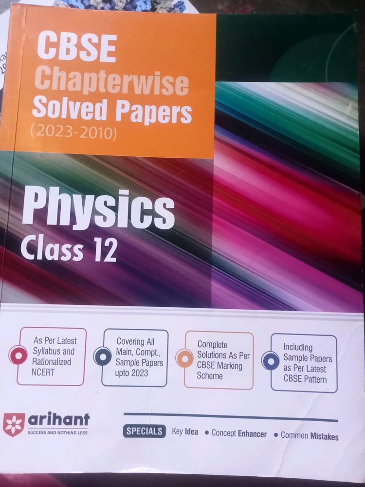 Class 12th, Arihant Physics Previous Year Question