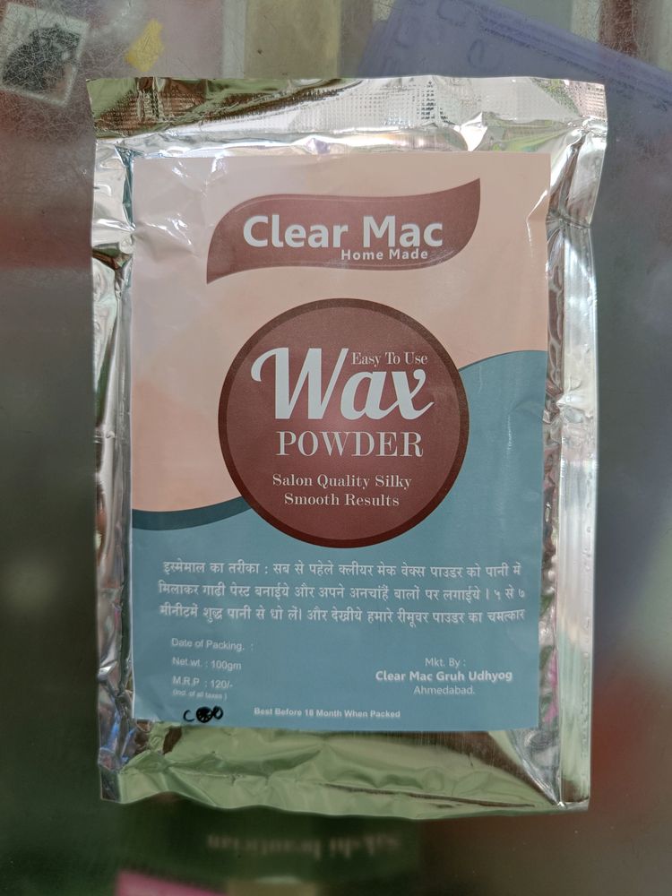 Clear Mac Home Made Wax Powder