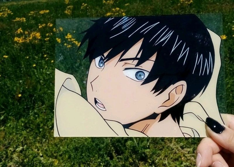 Kageyama Glass Painting (Haikyuu)