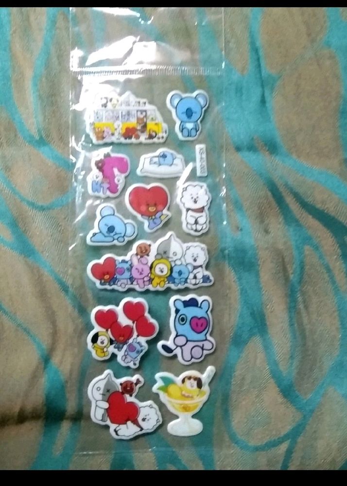 Cute BTS Bt21 13 Sticker 🥰 🥰