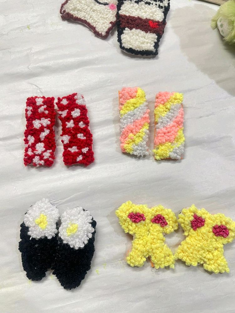 Handmade Embroidery Hairclips