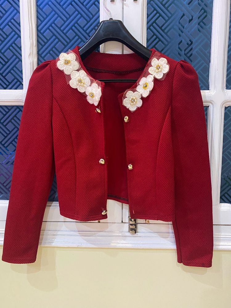 Red Flower Jacket