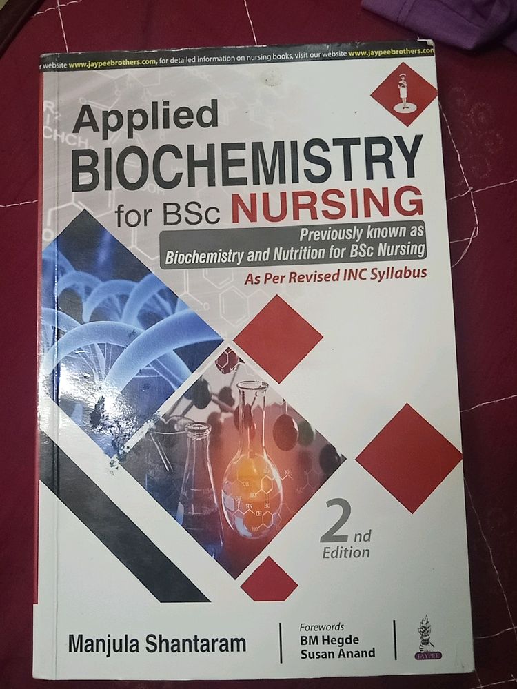 Biochemistry And Nutrition For Bsc Nursing