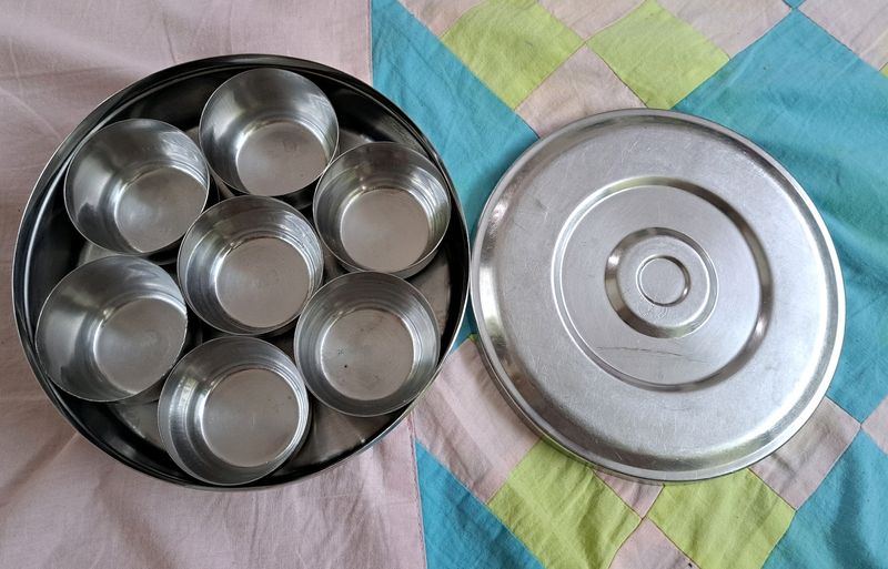 😊😊KITCHEN UTILITY ITEM STEEL MASALA BOX