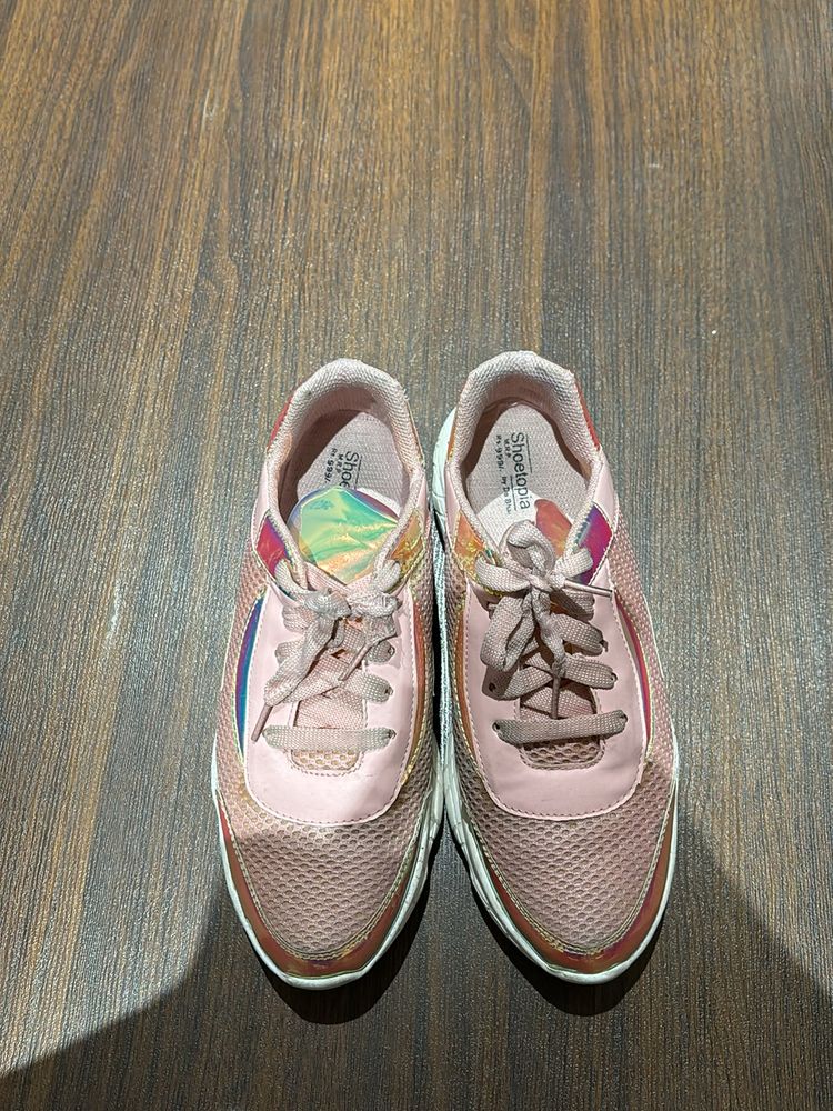 Pink Casual Shoes