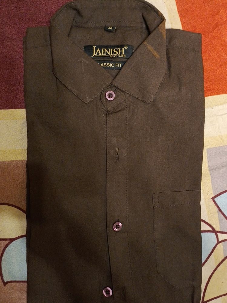 Brown Full Sleeve Shirt