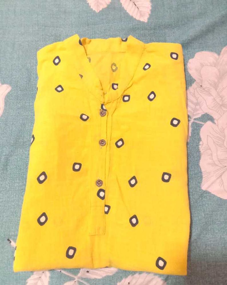 Bandhani Straight Kurti