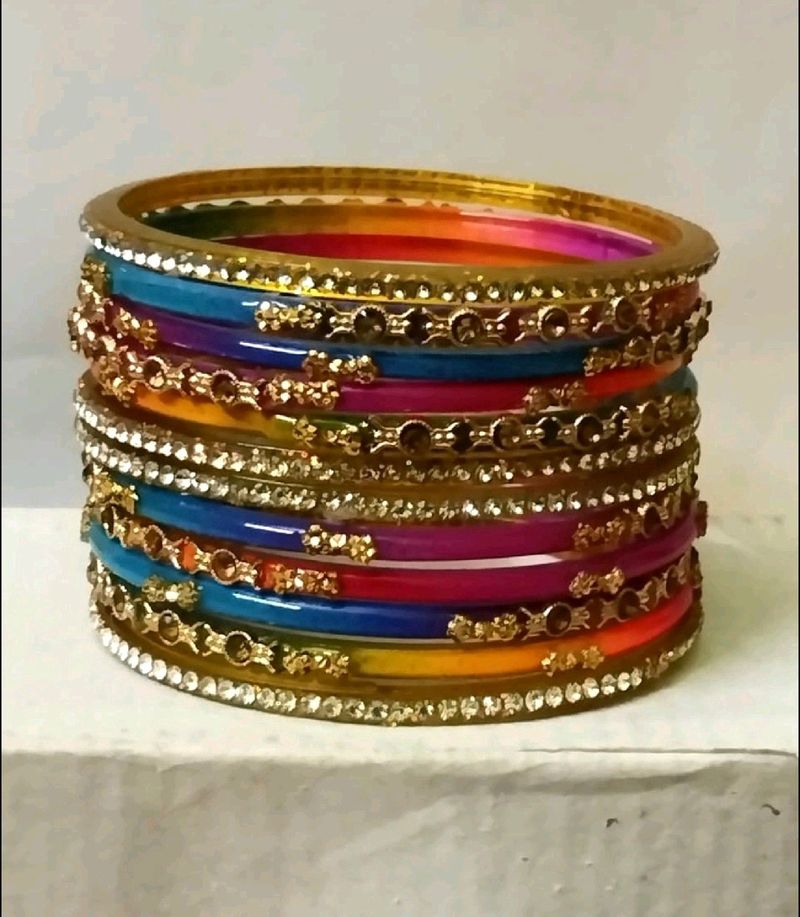 Multicolor Bangle Set