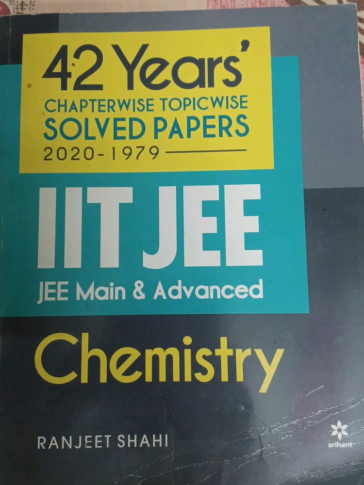 42 Years Chapterwise Solved Papers JEE Chemistry