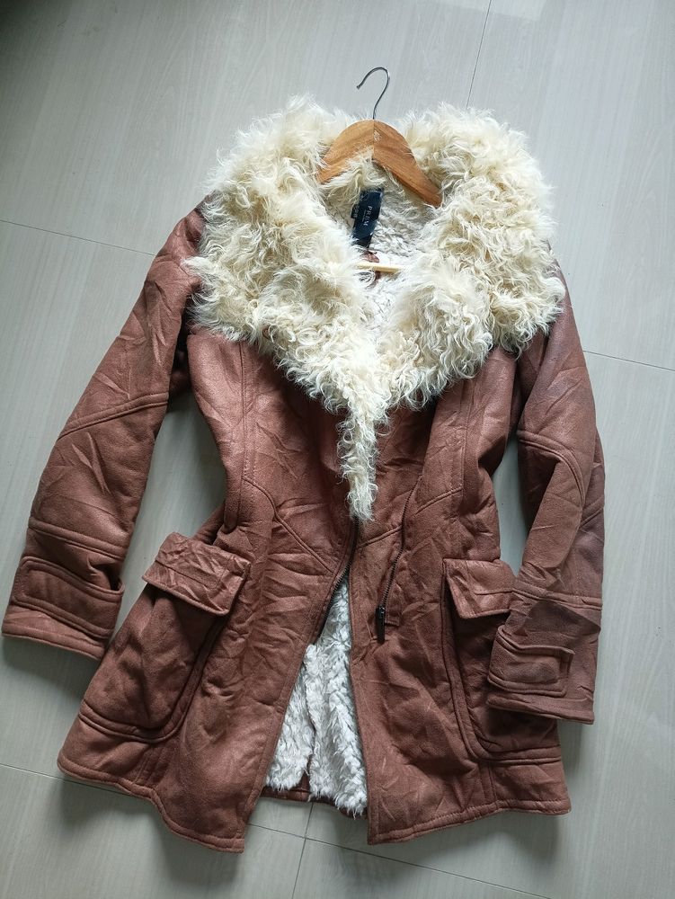 Women Suede Fur Jacket