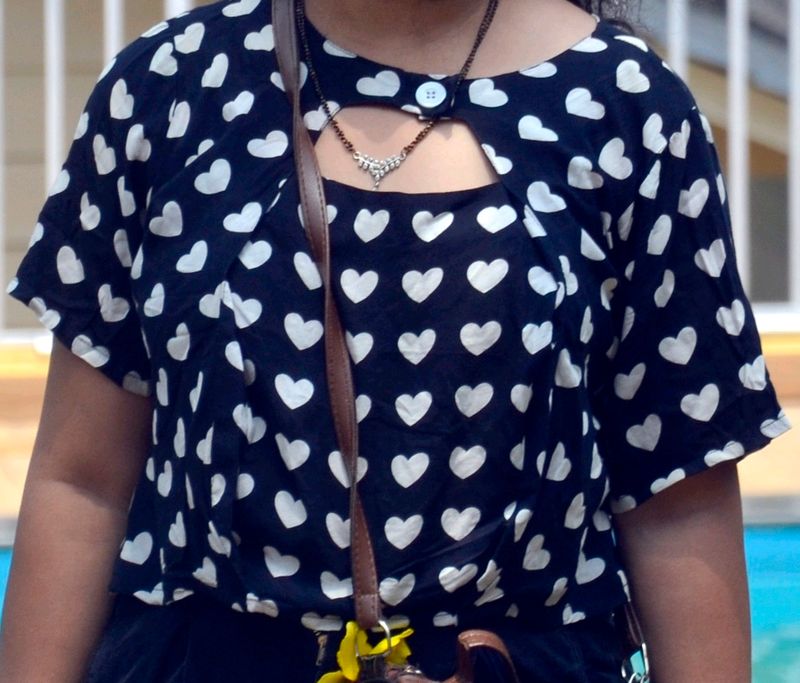 Cute White Dotted Top 🤍