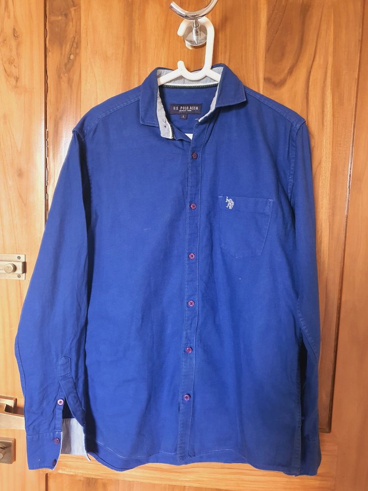 U.S.Polo Assn Royal Blue Shirt (Men)