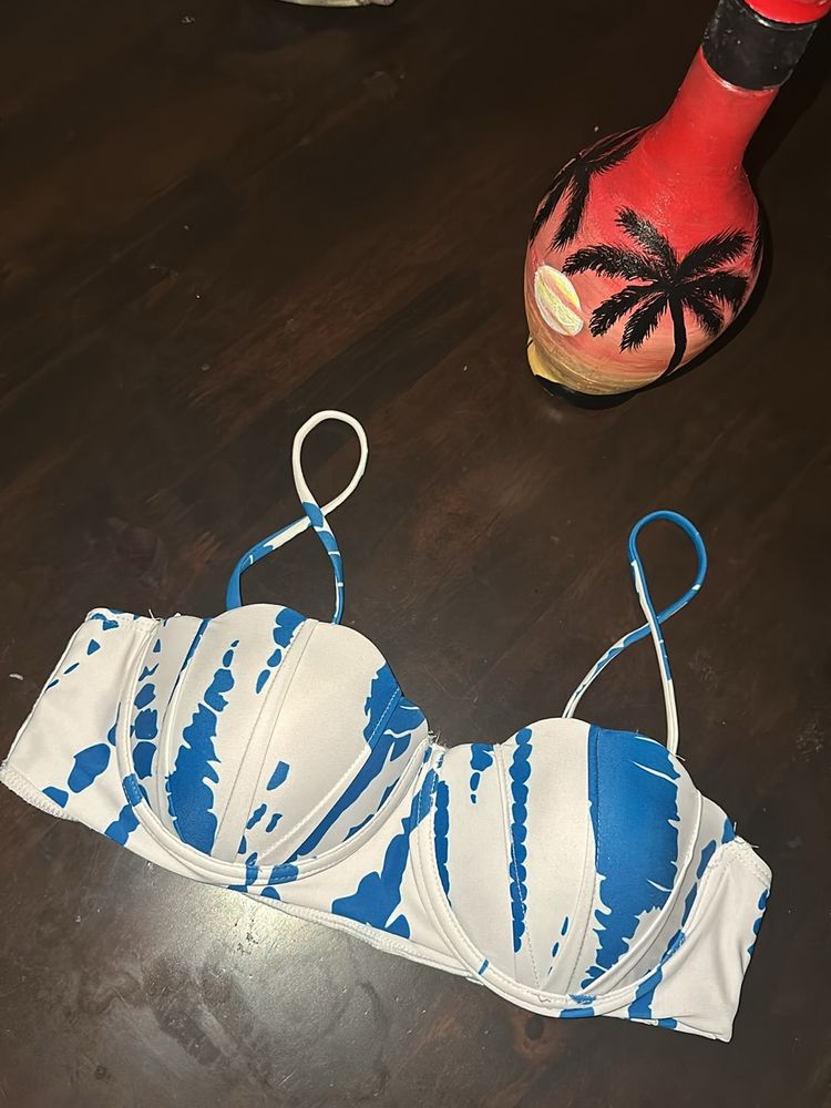 Blue Bikini Bralette