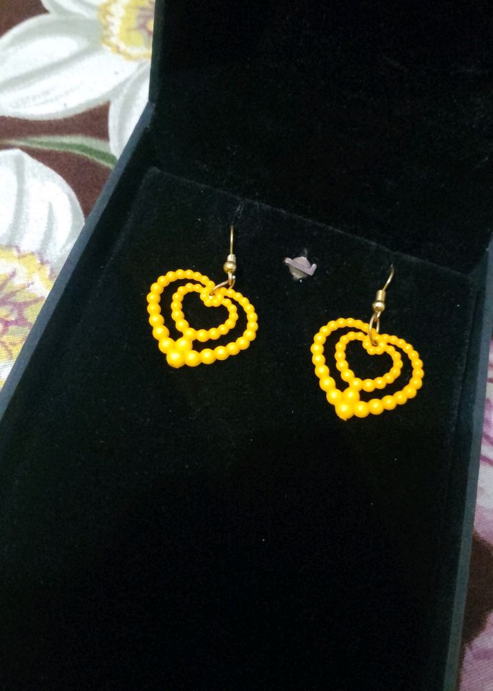 Heart Shape Earrings 💛