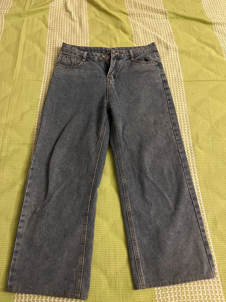 Straight Wide Jeans (27 Waist)