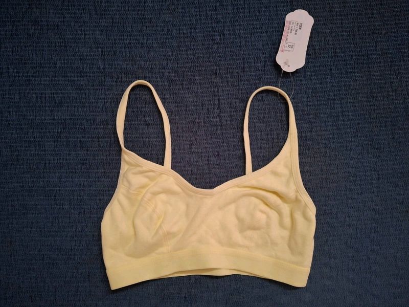 Light Yellow Sports Bra