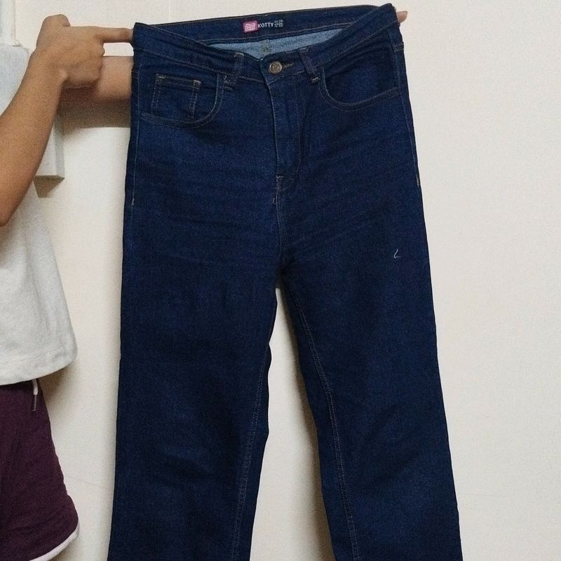 Brand New Dark Blue Flared Jeans