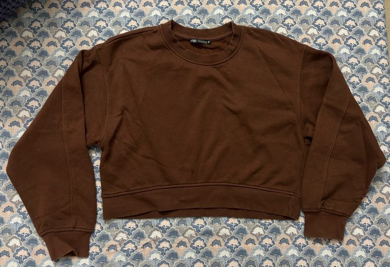 Zara Cropped Sweatshirt