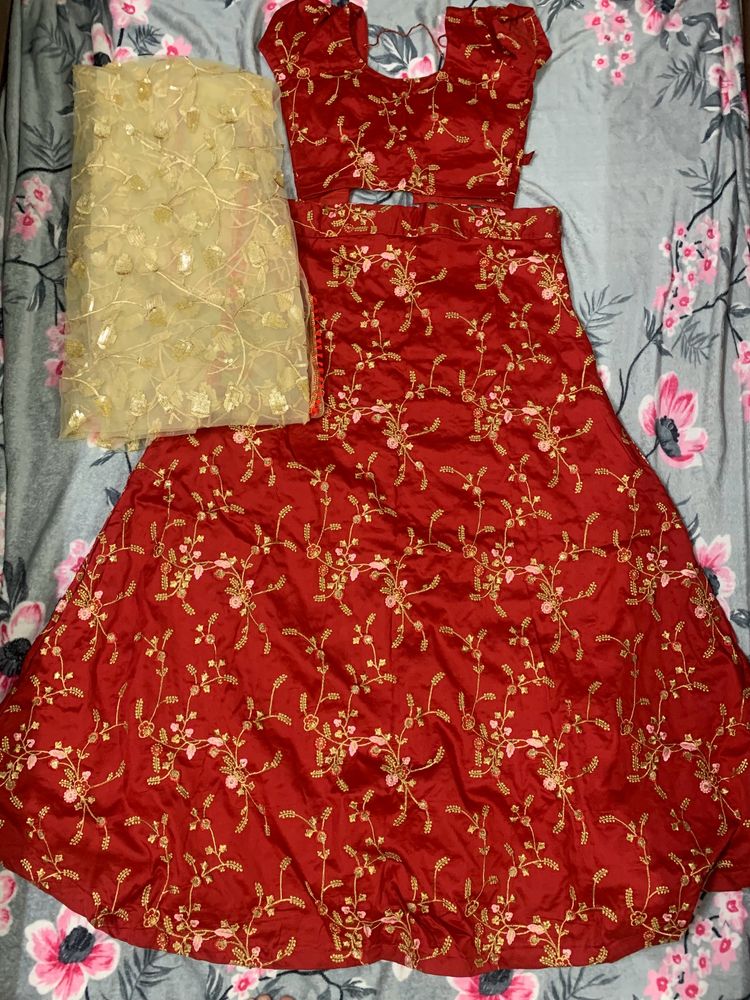 Red Chaniya Choli