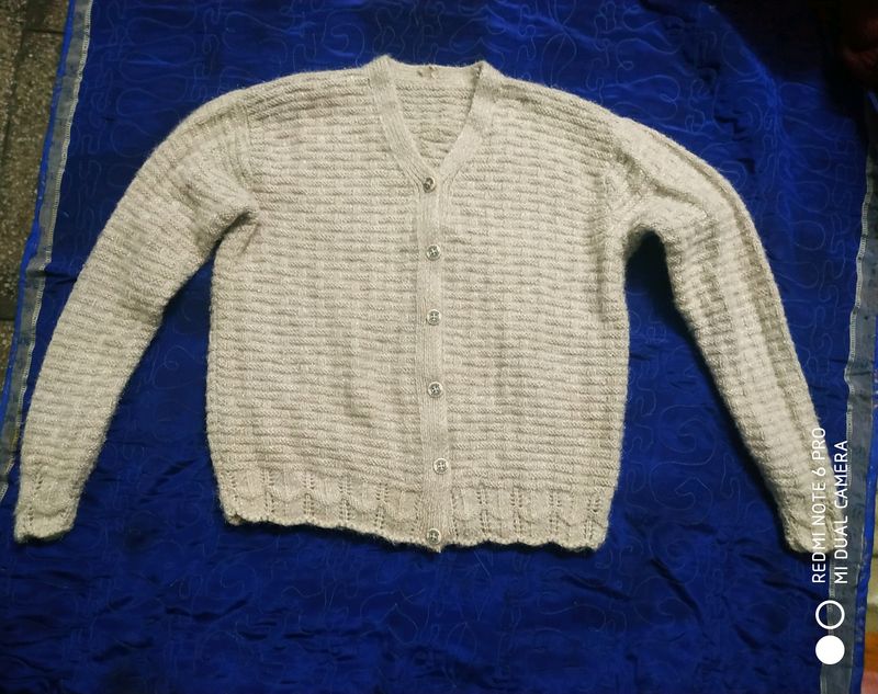 HAND WOVEN Never Used Woolen Cardigan