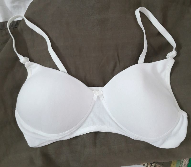 White Padded Bra 36B