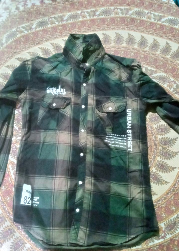 Green Casual Shirt