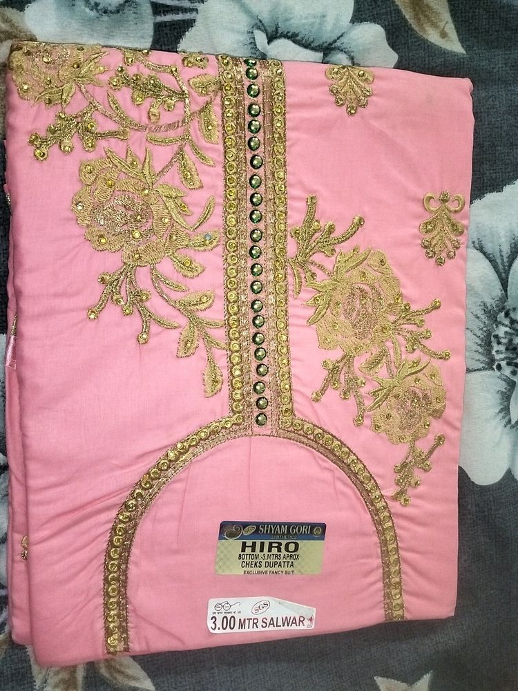 Beautiful Suit With Kadahe 3 Mtr Salwar