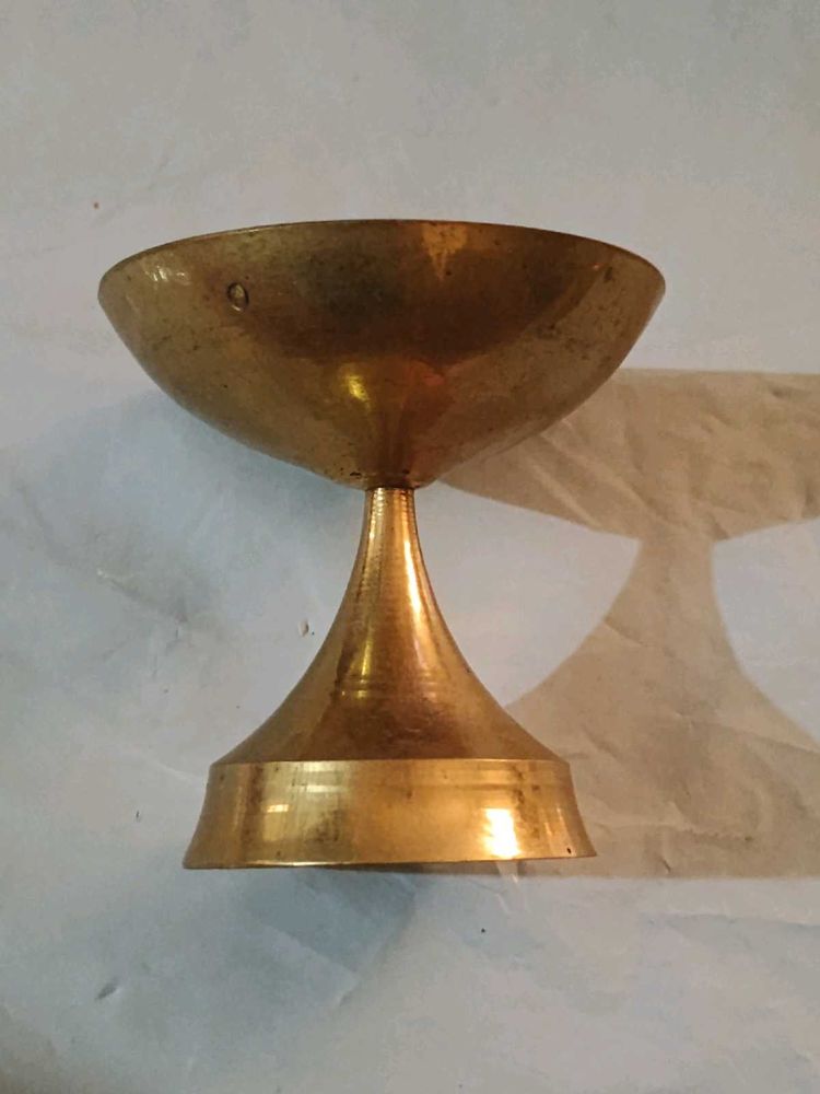 Brass Diya Unused New (1)