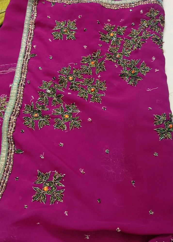 Mom's Old Saree....with Full Of Sequence