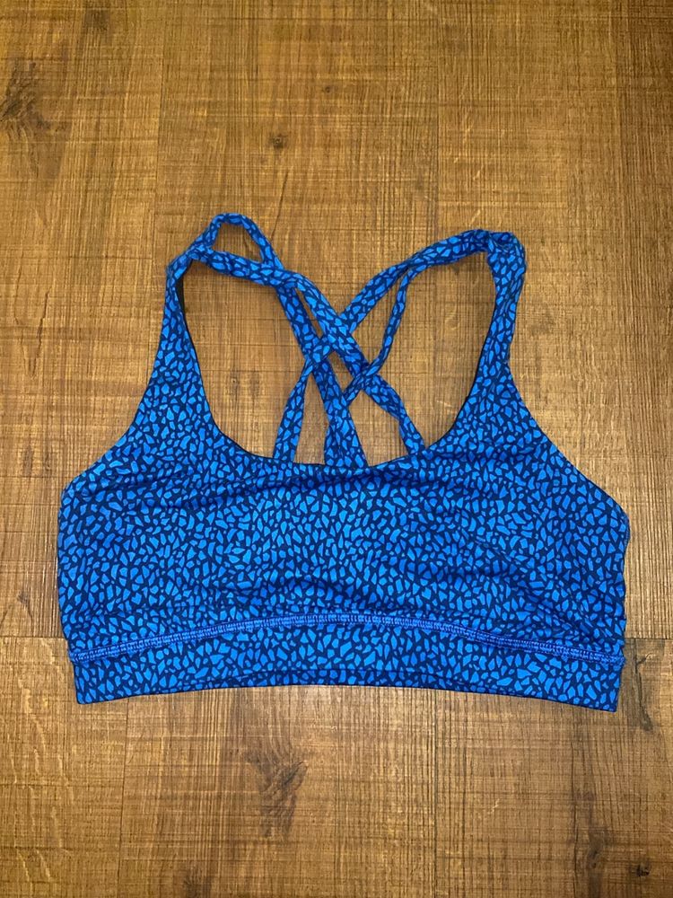 Blue Sports Bra