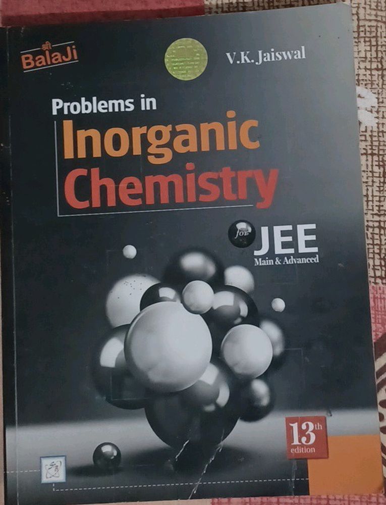 V.K. JAISWAL BALAJI INORGANIC CHEMISTRY