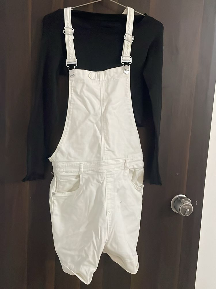 Dungaree With Black Top