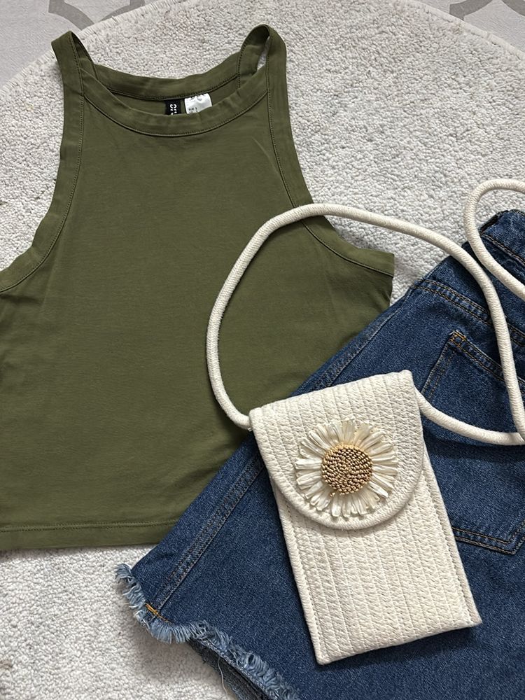 H&M Olive Tank Top