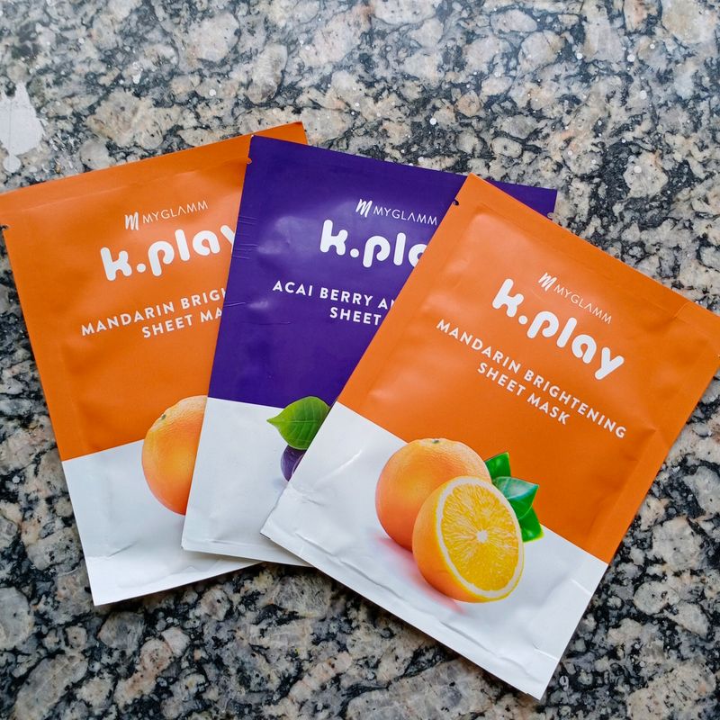 MyGlamm KPlay Sheet Masks