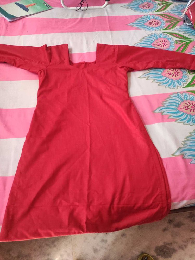 New Red Kurta (Never Used)