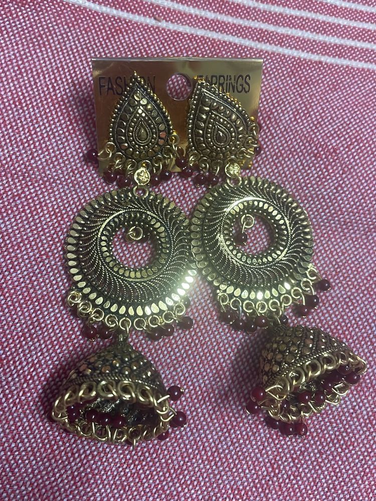 Party Wear Jhumka Earings