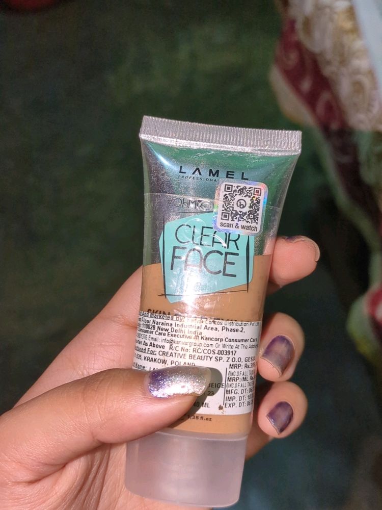 Lamel Clear Face Foundation Sealed