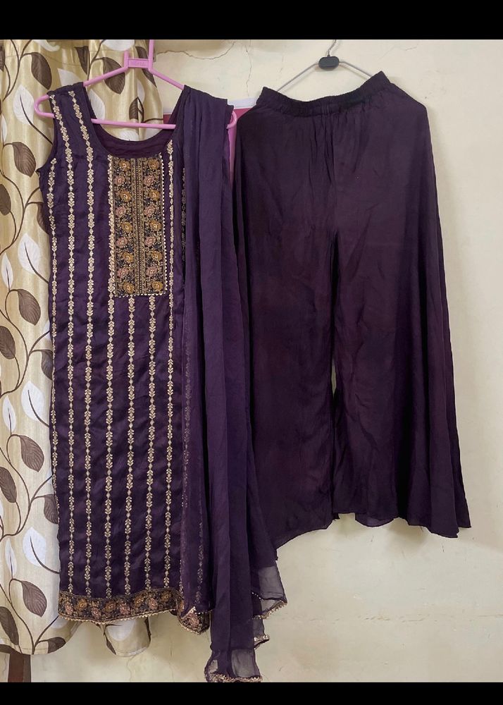 Kurta And Plaza Set