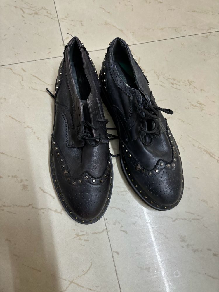 Black Derby Shoes