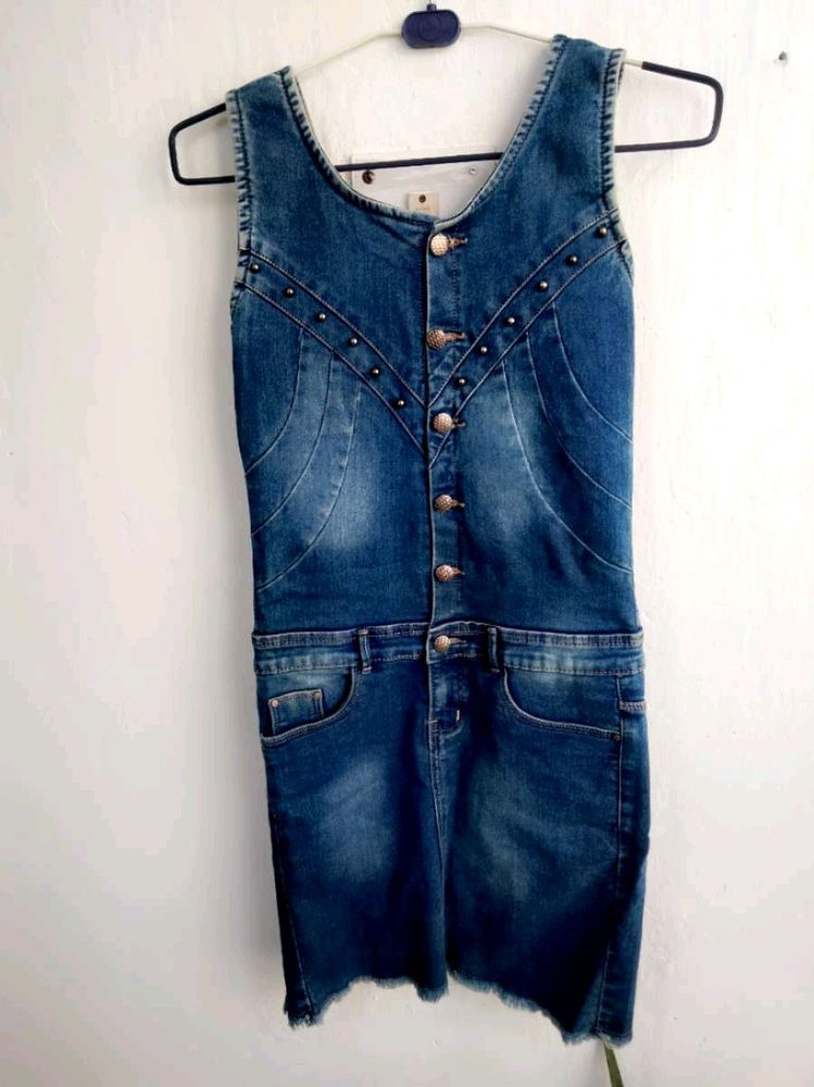 Denim Bodycorn Dress