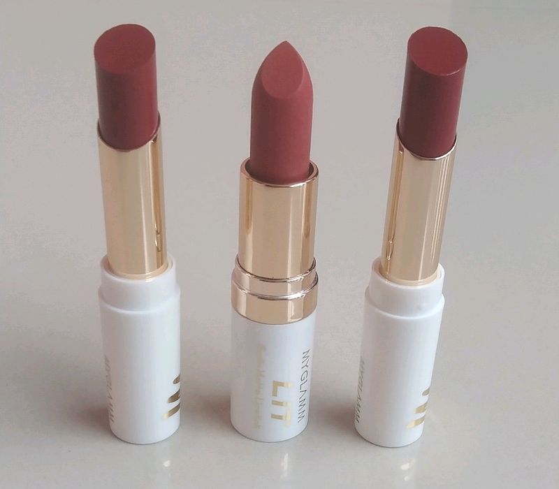 Combo Of 3 Lipstick