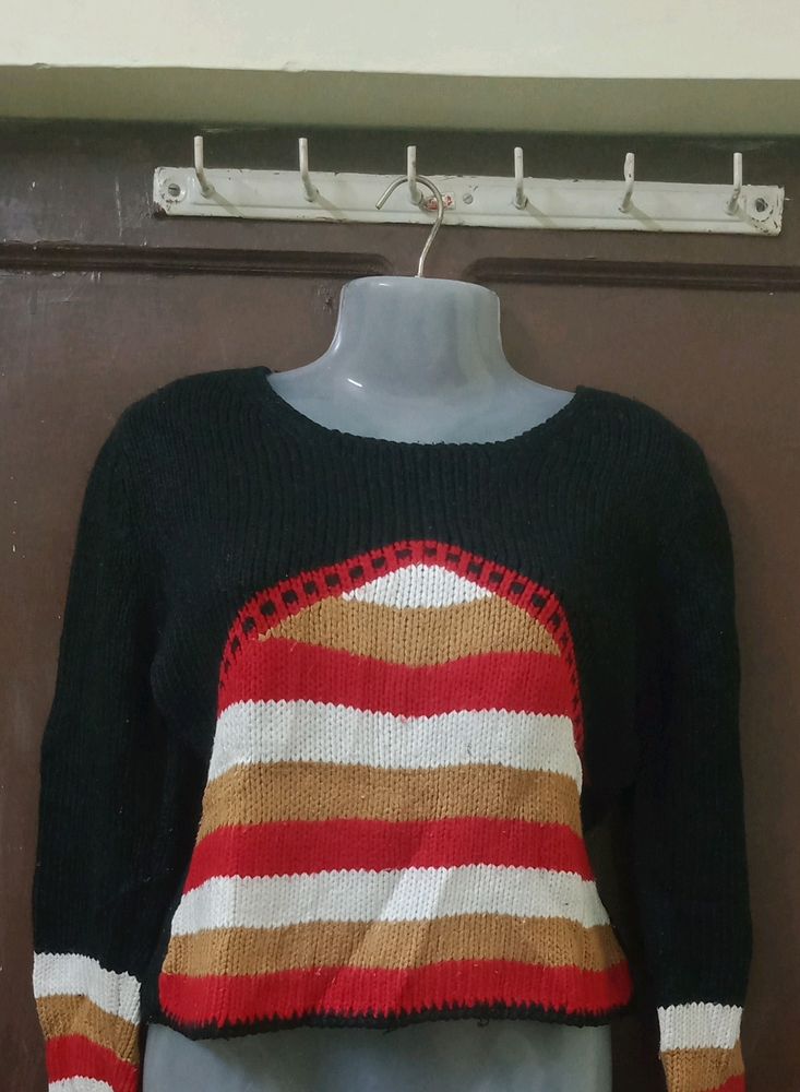 Korean Crop Sweater