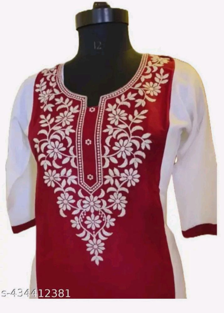 Straight Kurti Embroidery